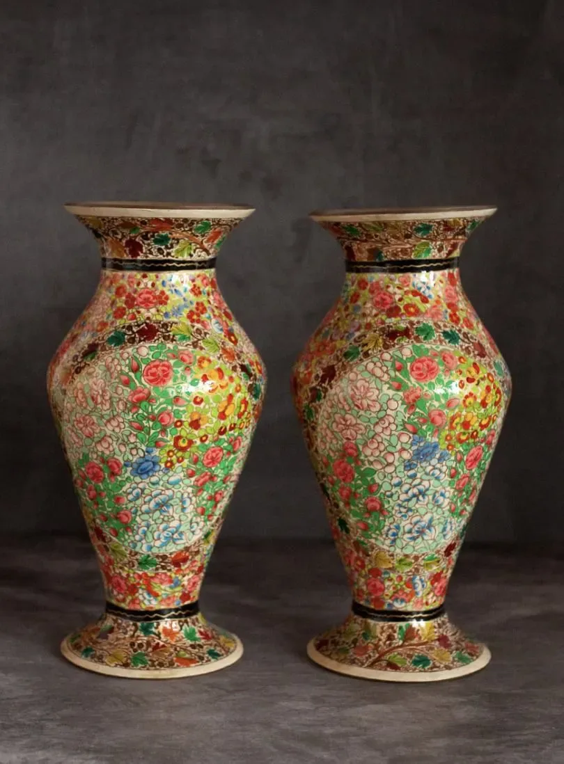 Flower Vas pair ( Gul-e-vilayet )